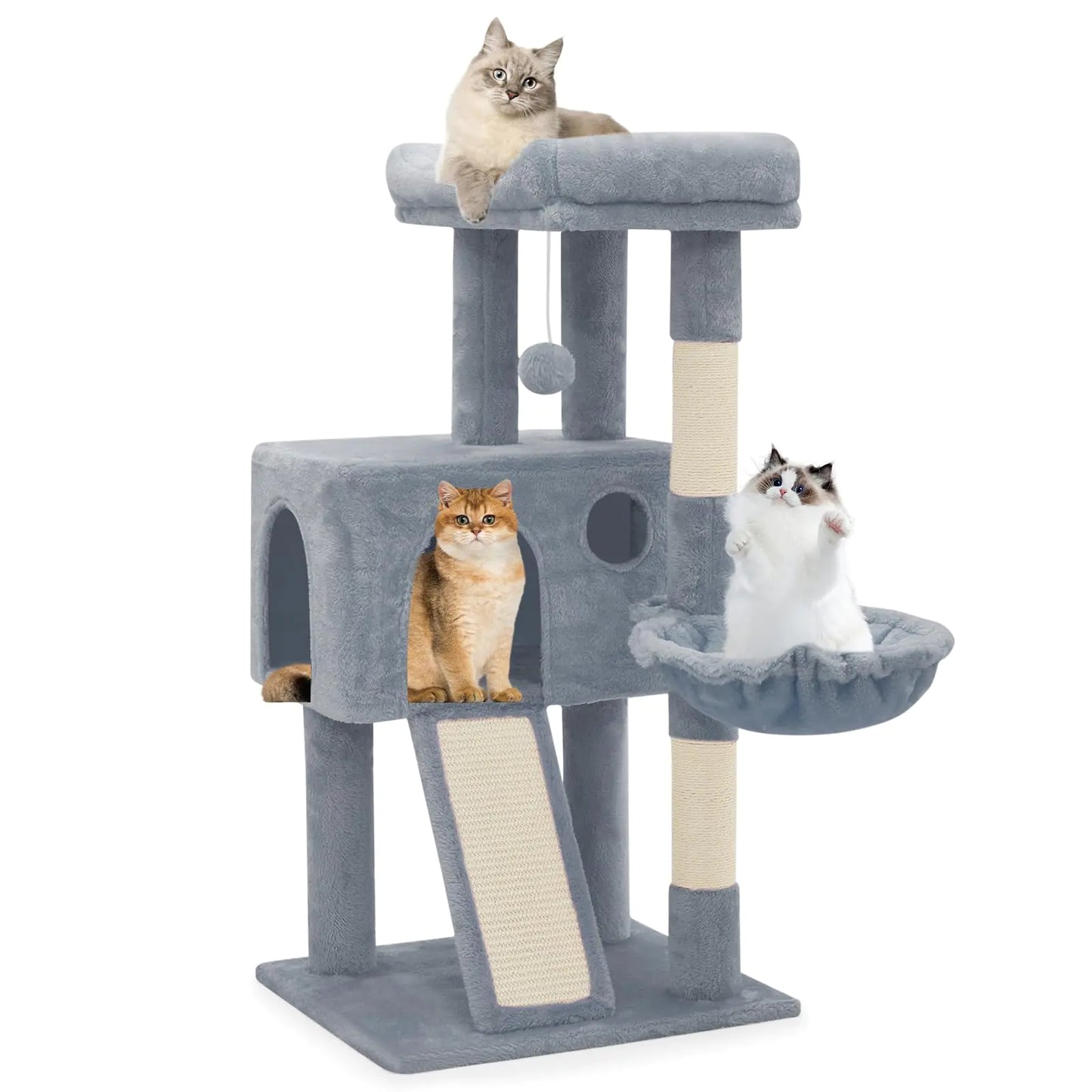 Athena 36" Multi-Level Cat Tower